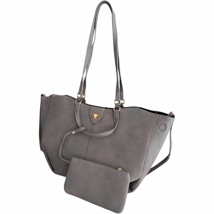 Borsa donna GAUDI' maxi shopping bag similpelle morbida con pochette