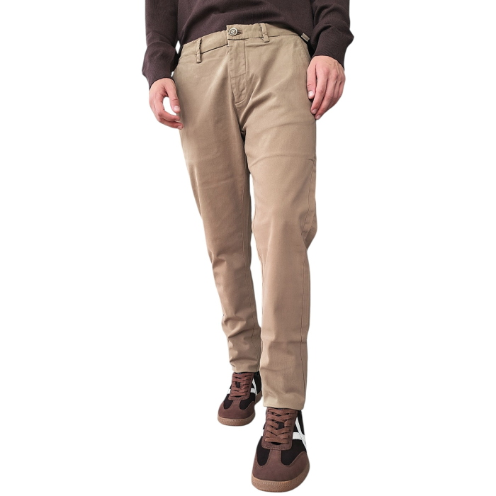 Pantalone uomo GIANNI LUPO modello Chinos slim fit caldo cotone