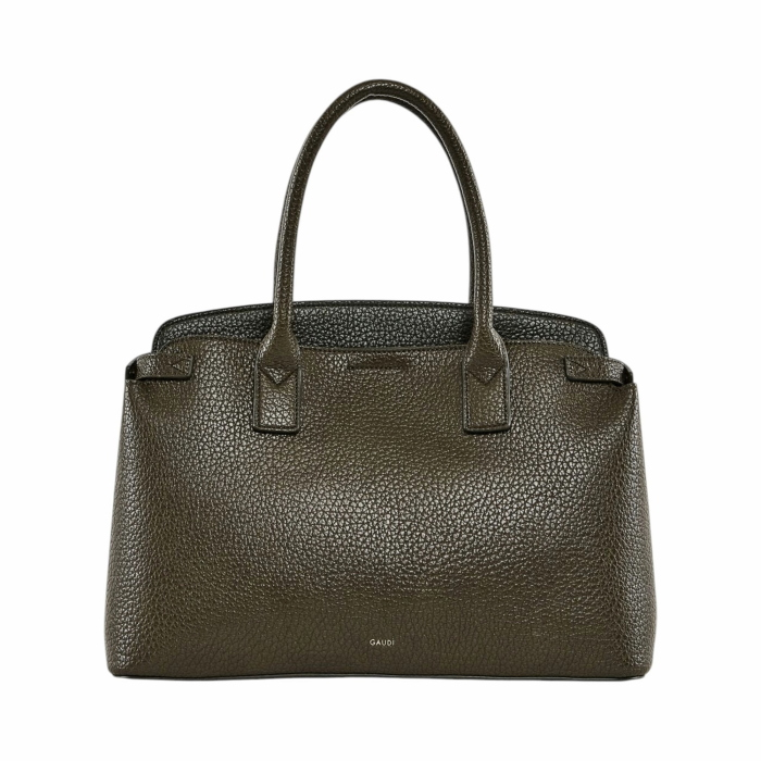 Borsa donna GAUDI' top Handle similpelle bottalata manici corti tracolla staccabile e pochette