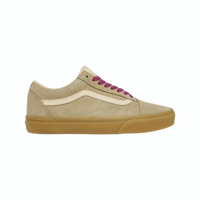 Scarpa donna VANS sneakers old skool Pop Lace in camoscio con lacci a contrasto