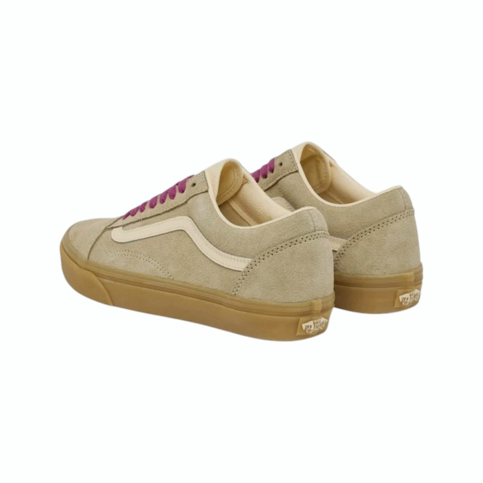 Scarpa donna VANS sneakers old skool Pop Lace in camoscio con lacci a contrasto