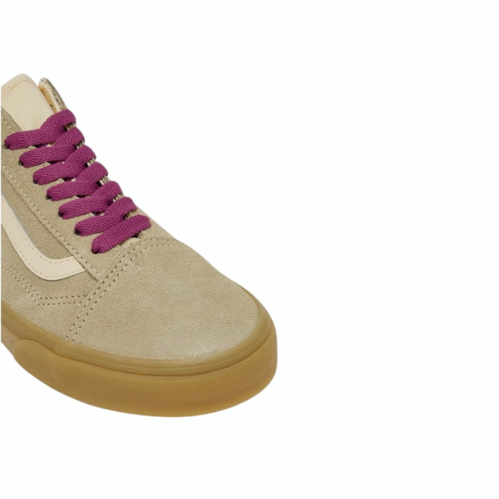 Scarpa donna VANS sneakers old skool Pop Lace in camoscio con lacci a contrasto