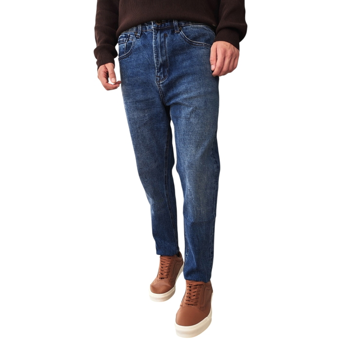 Jeans uomo GIANNI LUPO carrot fit Mike 95 lavaggio medio con graffi