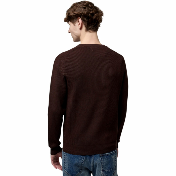 Maglia uomo GIANNI LUPO in viscosa a costine girocollo manica raglan