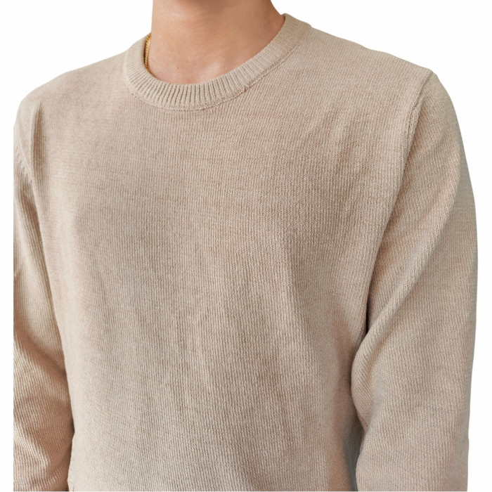Maglia uomo GIANNI LUPO in ciniglia girocollo con orli elastici a costine