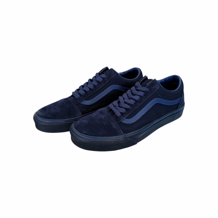 Scarpa uomo VANS old skool tonal dress blues/true in camoscio e canvas