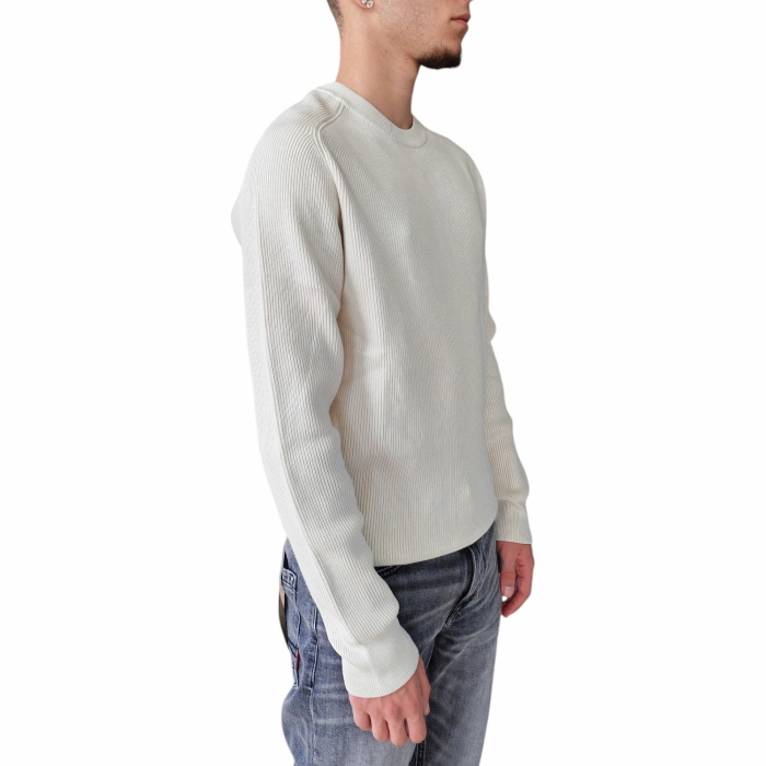Maglia uomo GIANNI LUPO in viscosa a costine girocollo manica raglan