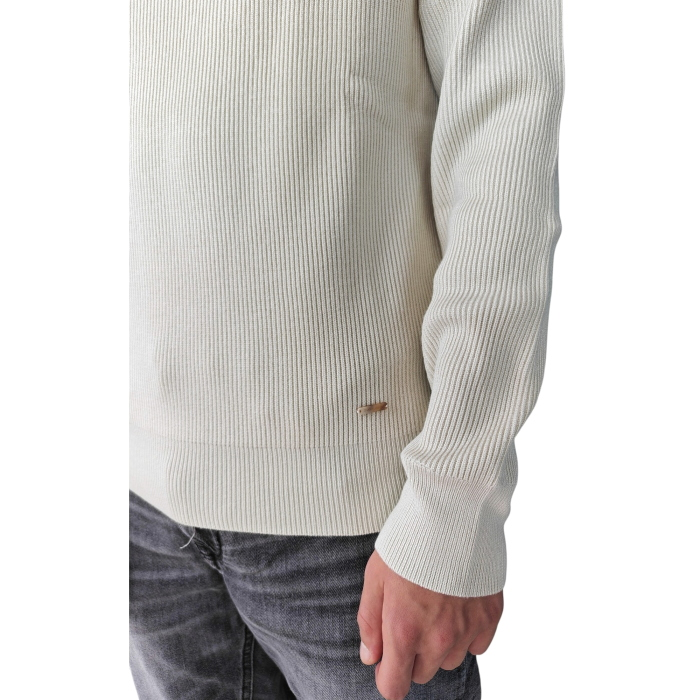 Maglia uomo GIANNI LUPO in viscosa a costine girocollo manica raglan