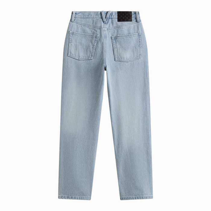 Jeans donna VANS chech-5 100% cotone vita alta gamba dritta