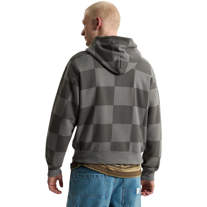 Felpa uomo VANS caldo cotone con cappuccio Stretch Logo Checkerboard