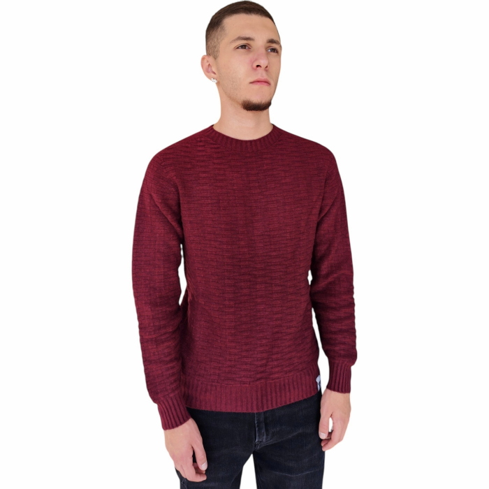 Maglia uomo BERNA lupetto misto viscosa/cotone lavorazione punto canestro