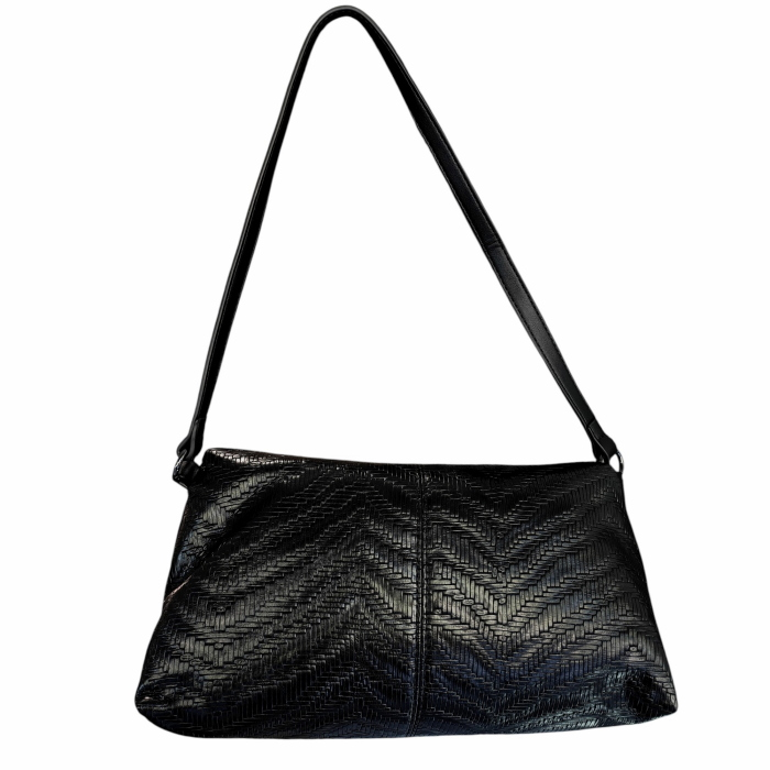 Borsa donna NALI' a spalla modello Muse a spina di pesce
