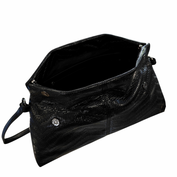Borsa donna NALI' a spalla modello Muse a spina di pesce