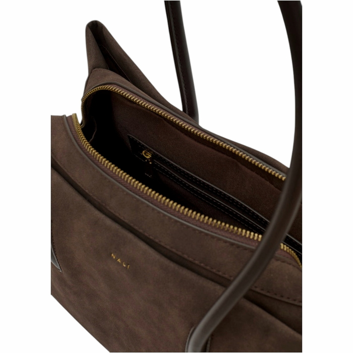 Borsa donna NALI' in eco camoscio modello Sky a spalla manici ecopelle