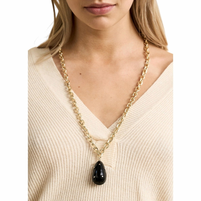 Collana donna NALI' catena lunga ciondolo smaltato modello Juls