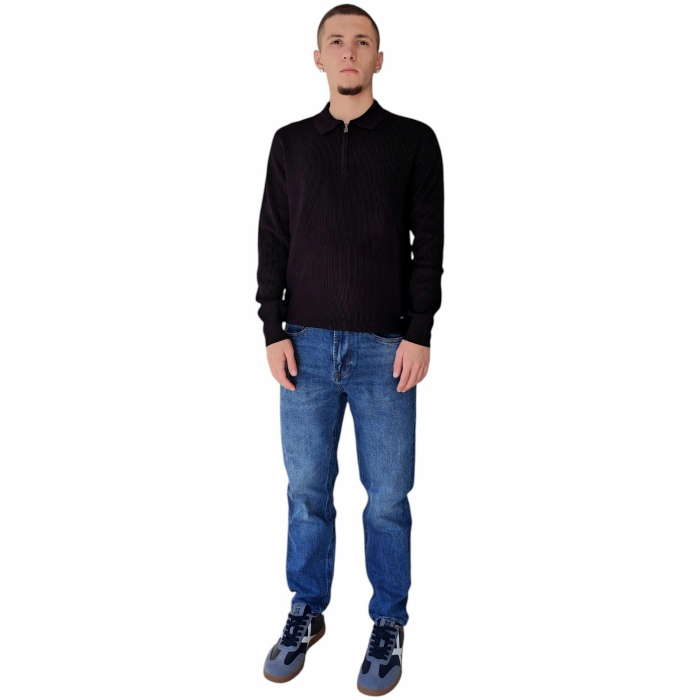 Jeans uomo GIANNI LUPO carrot cropped fit con graffi