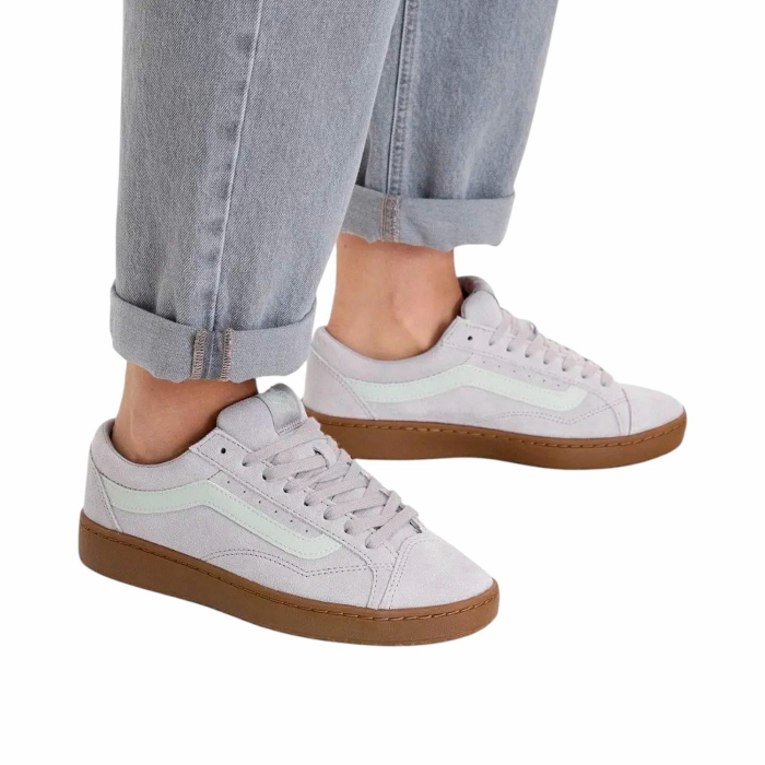 Scarpa donna VANS sneakers Old Skool 36 Cup camoscio e suola contrasto