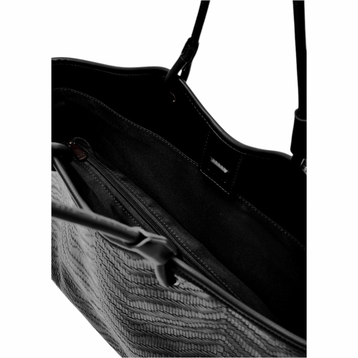 Borsa donna NALI' mod. Muse a spalla lavorata a spina di pesce doppio manico