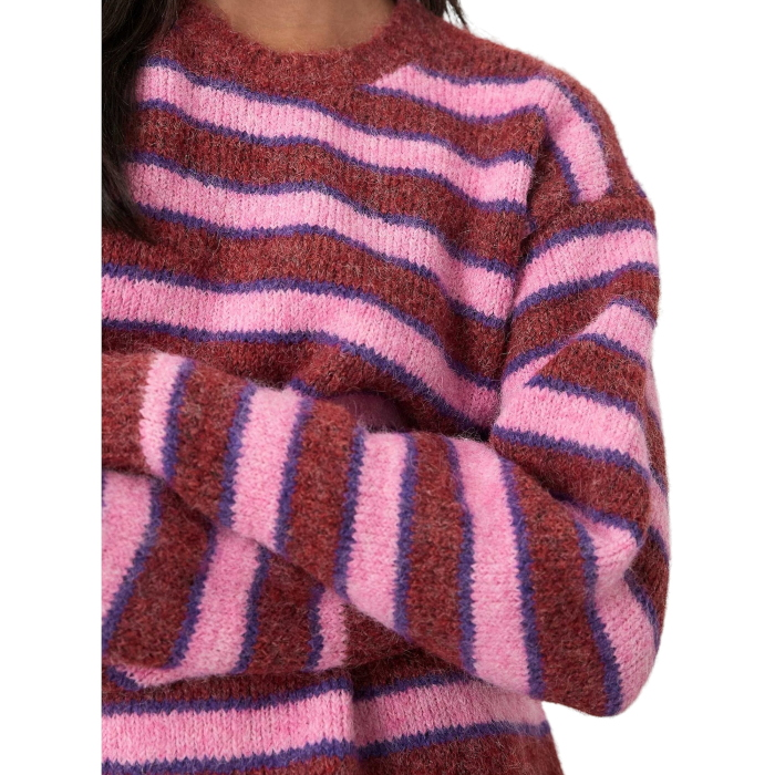 Maglia donna VANS misto lana girocollo relaxed fit a righe