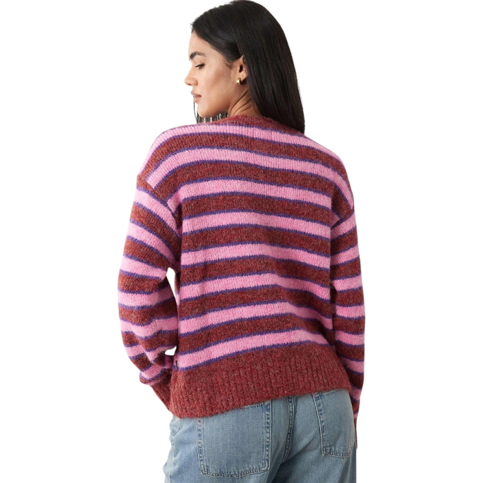 Maglia donna VANS misto lana girocollo relaxed fit a righe