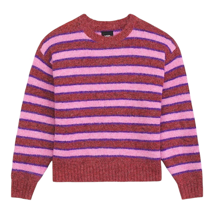 Maglia donna VANS misto lana girocollo relaxed fit a righe