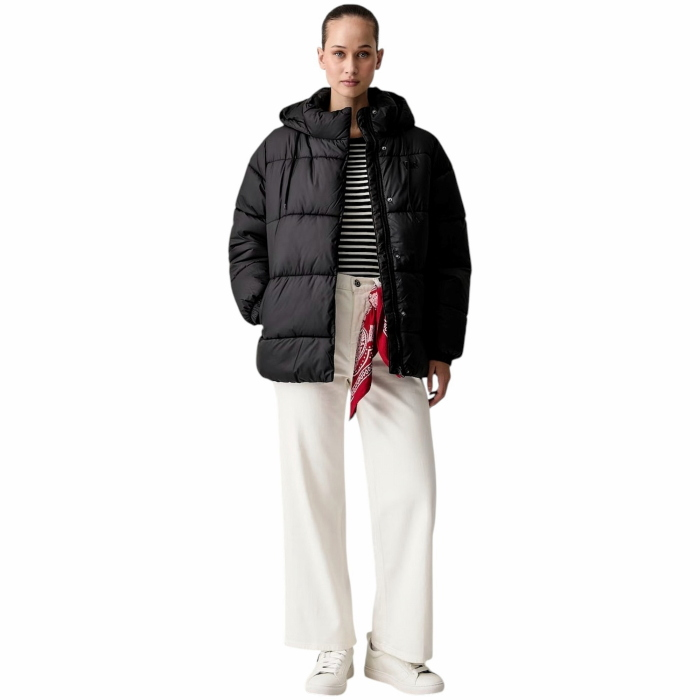 Giubbotto donna VANS piumino puffer Hillgate oversize con cappuccio