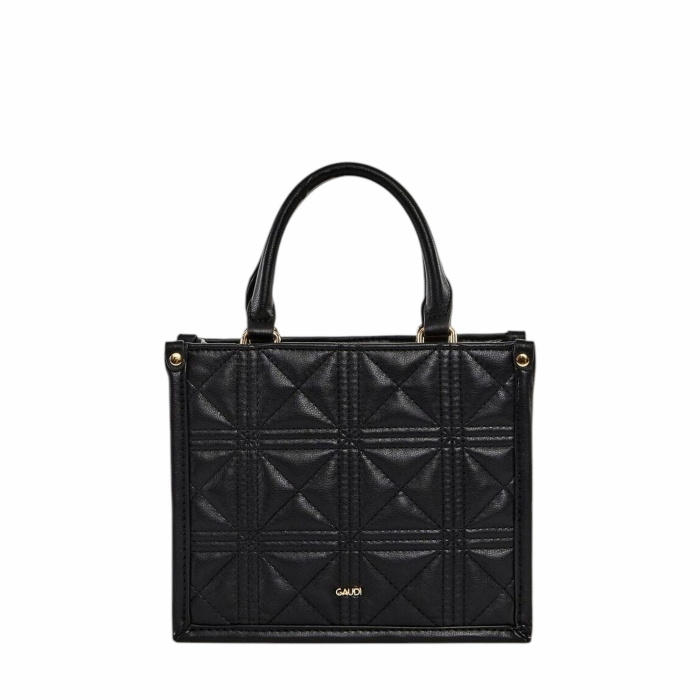 Borsa donna GAUDI' mini shopping bag matelassé con charm