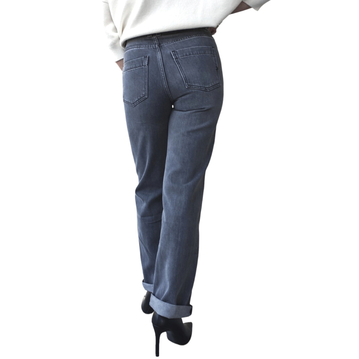 Jeans donna GIANNI LUPO 100% cotone modello Jane Straight gamba dritta