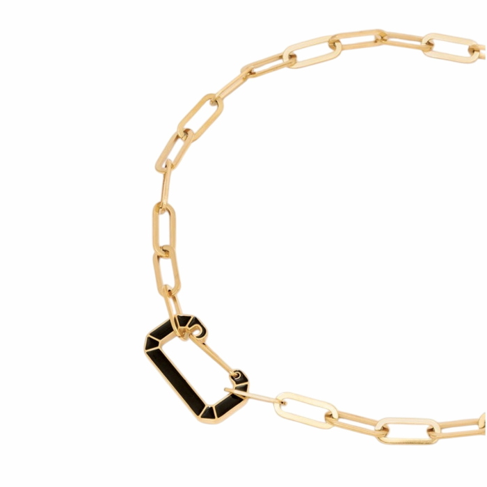 Collana donna NALI' Rosalie Chain catena elementi ovali e dettaglio smaltato