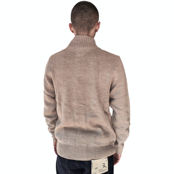 Cardigan uomo GIANNI LUPO misto lana con bottoni e tasche anteriori