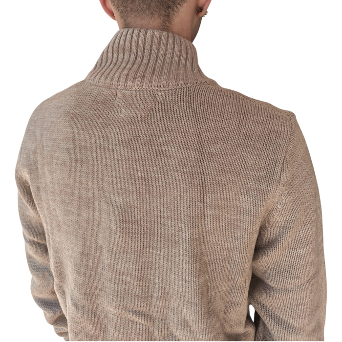 Cardigan uomo GIANNI LUPO misto lana con bottoni e tasche anteriori