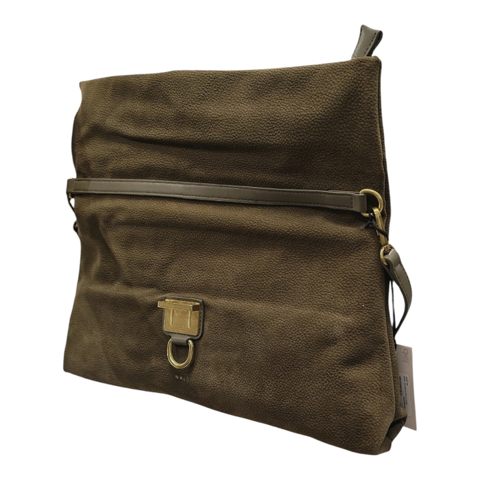 Borsa donna NALI' a spalla in similpelle martellata con patta capovolta