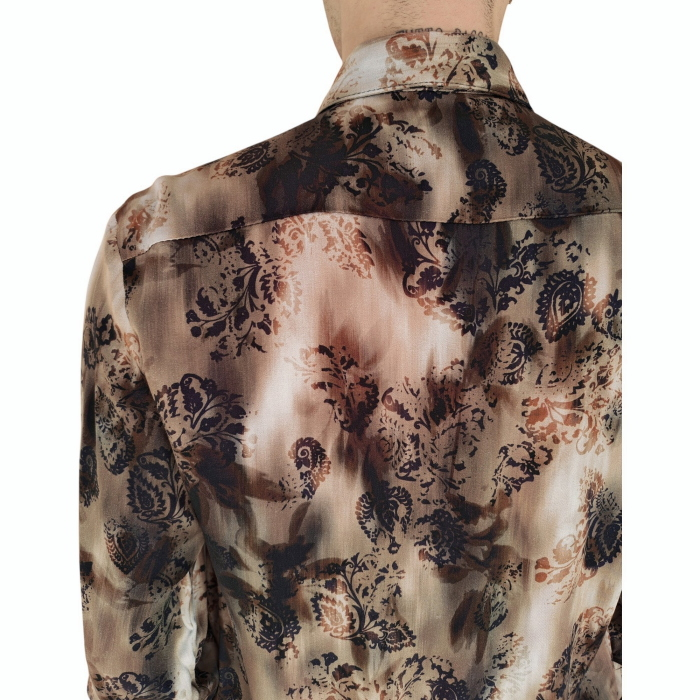 Camicia uomo IMPERIAL 100% viscosa regular fit fantasia floreale 